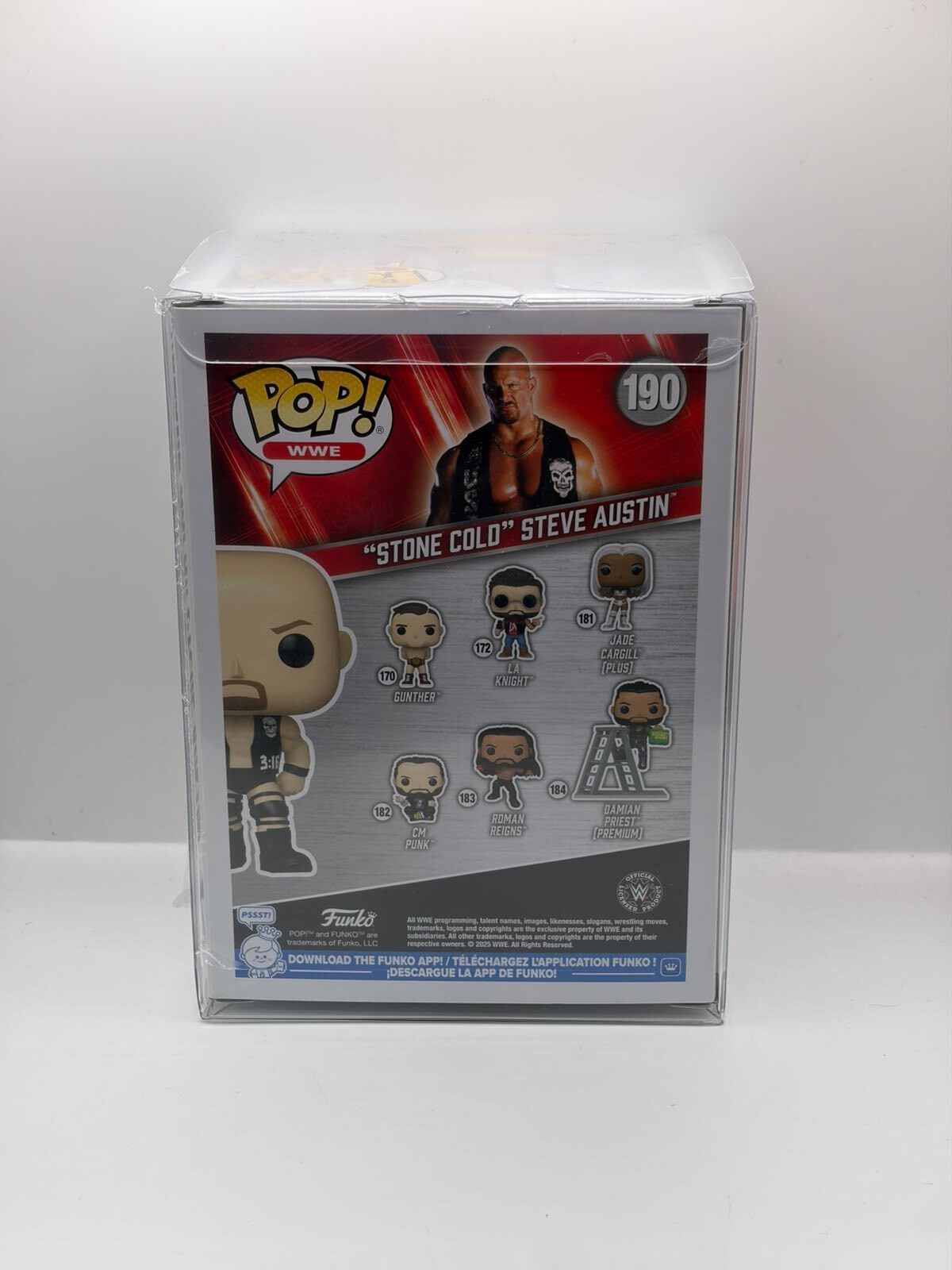 Funko Pop! WWE “Stone Cold” Steve Austin #190 Vinyl Figure