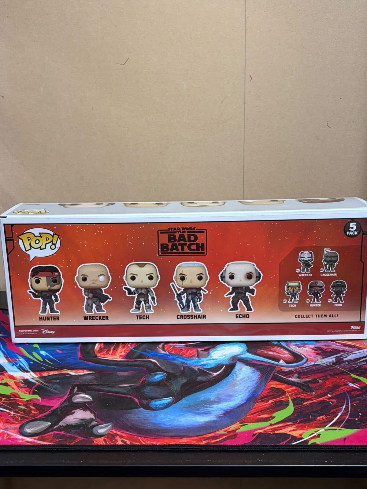 Funko Pop! Star Wars: The Bad Batch 5-Pack Hunter, Wrecker, Tech, Crosshair & Echo