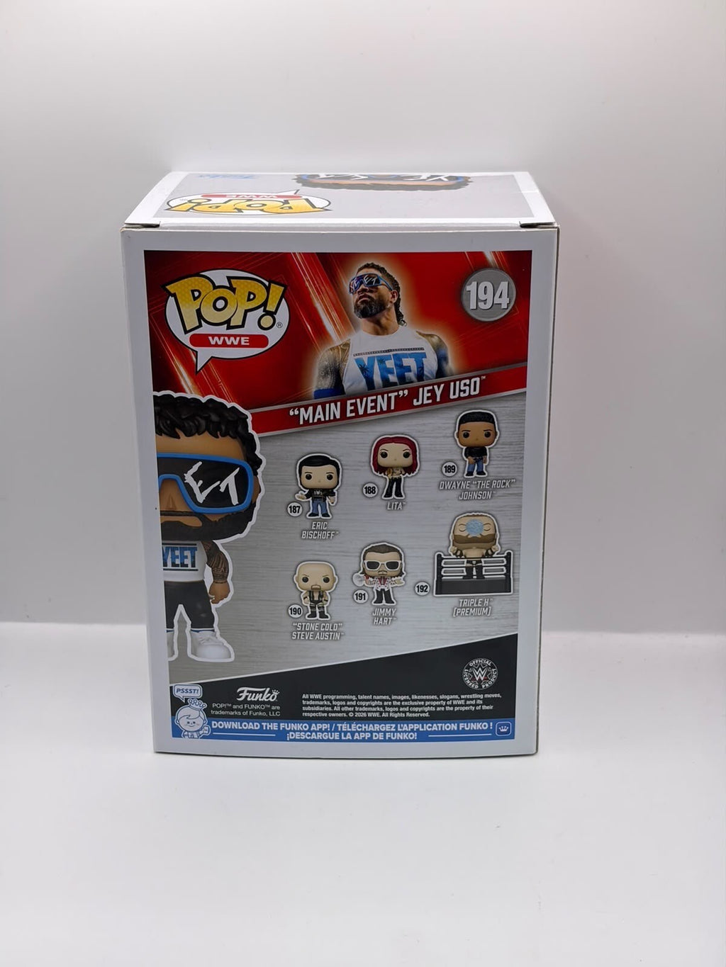 Funko Pop! WWE “Main Event” Jey Uso #194 Vinyl Figure