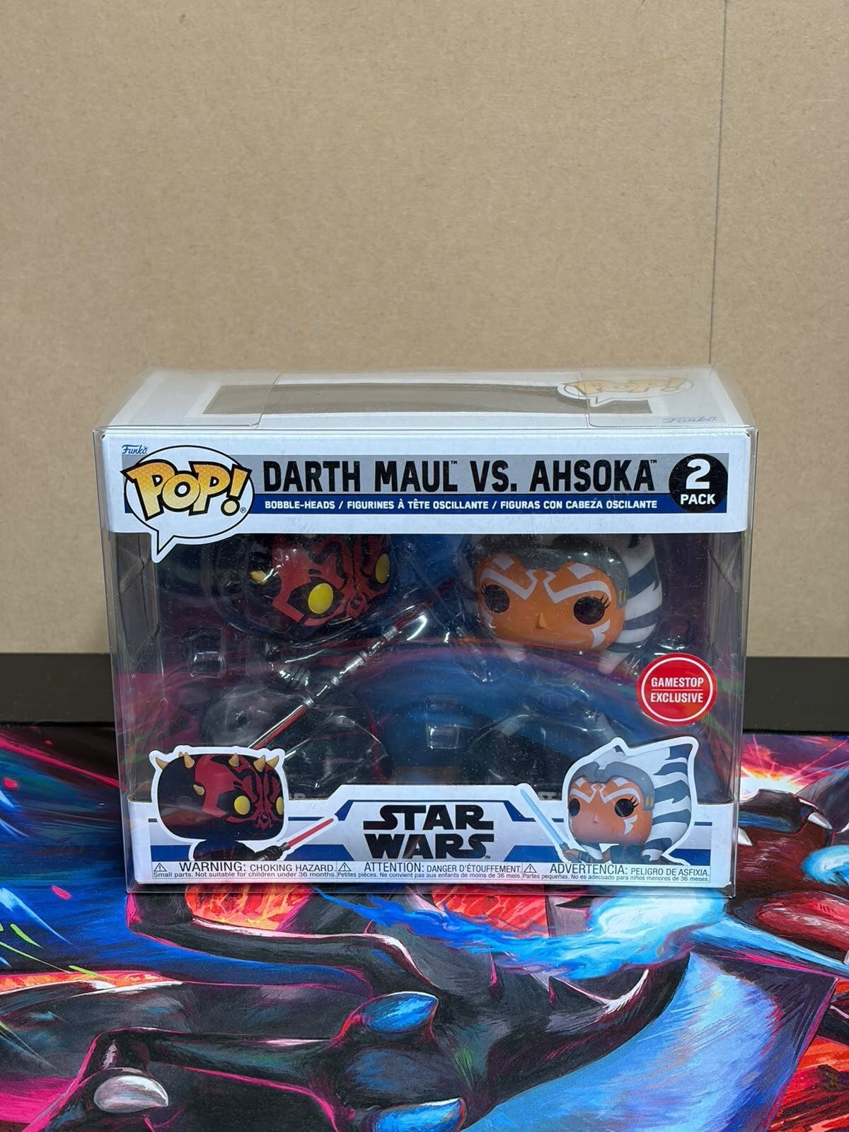 Funko Pop! Star Wars Darth Maul vs. Ahsoka 2-Pack