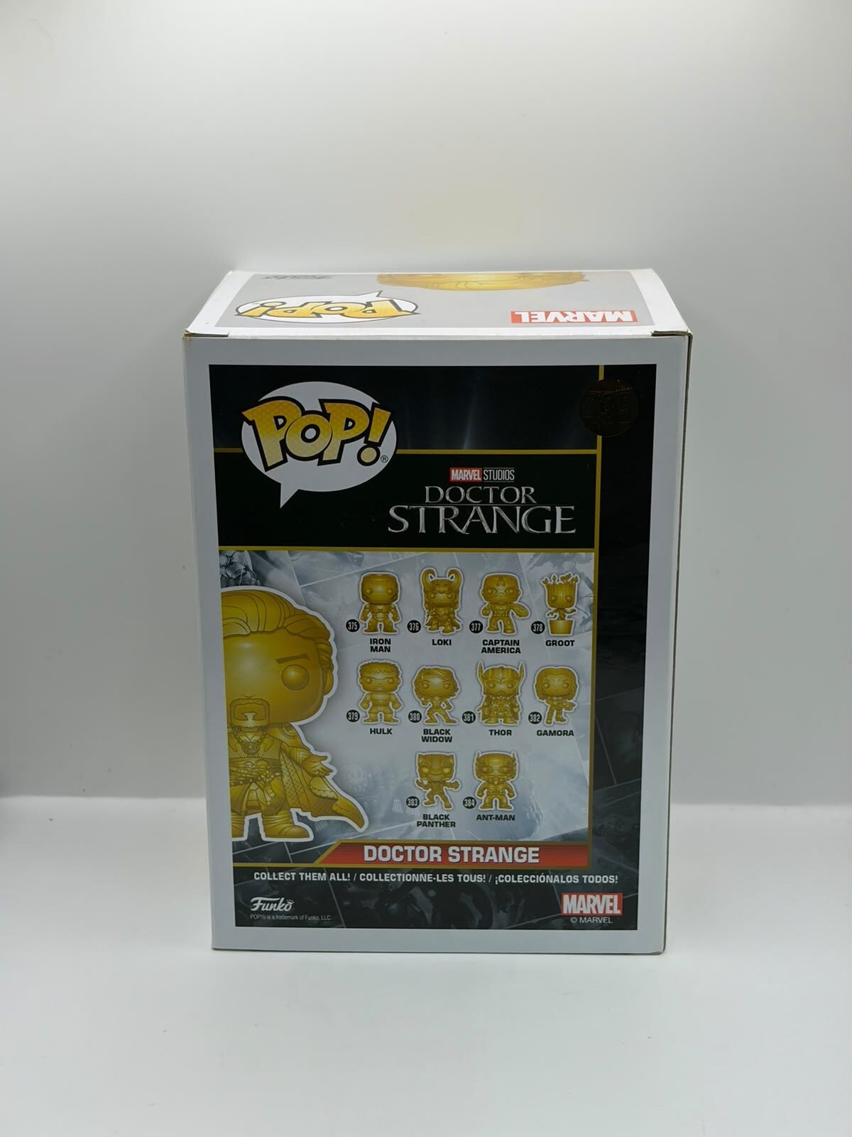 Funko Pop! Marvel Doctor Strange Gold Chrome #439 Vinyl Figure in Box