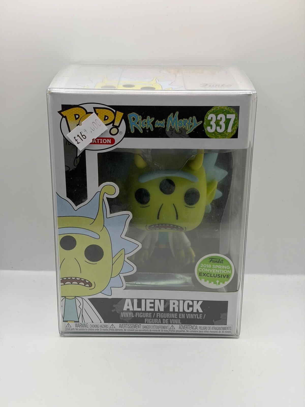Funko Pop! Animation Rick and Morty Alien Rick #337