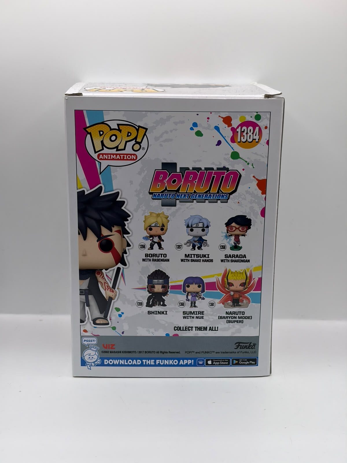 Funko Pop! Animation Boruto Kawaki Vinyl Figure #1384 AAA Anime Exclusive Glow in the Dark