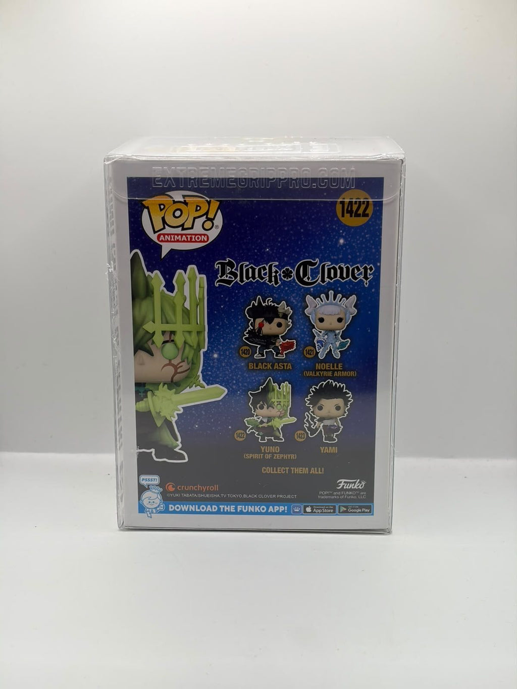 Funko Pop! Animation Black Clover Yuno Spirit of Zephyr #1422 Glow in the Dark