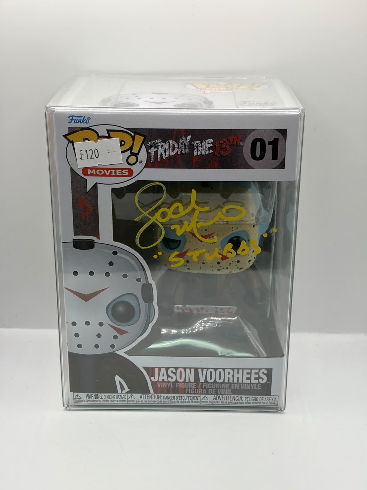Funko Pop! Movies Friday the 13th Jason Voorhees #01 Vinyl Figure, Signed