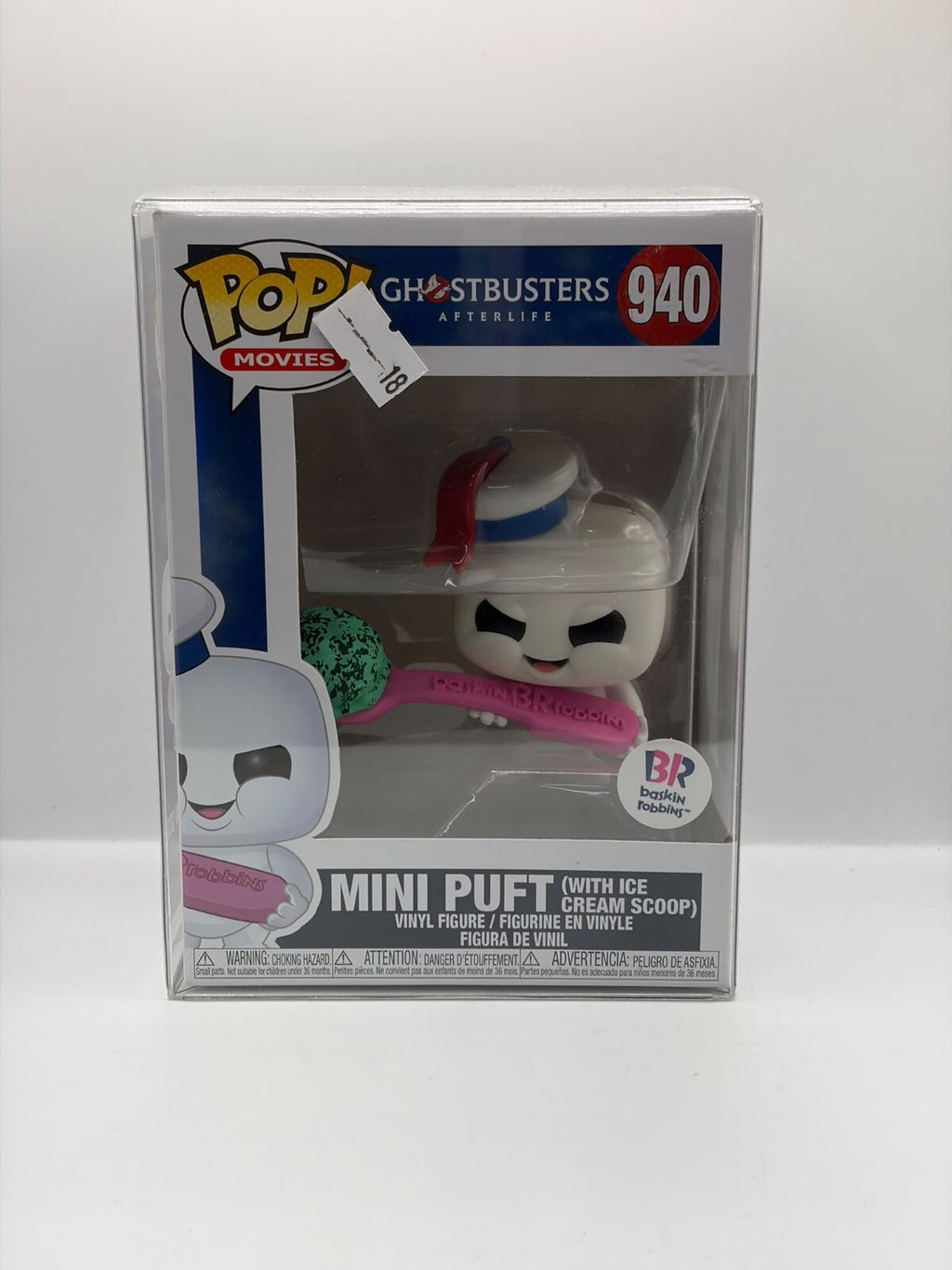 Funko Pop! Movies Ghostbusters Afterlife Mini Puft with Ice Cream Scoop Vinyl Figure #940
