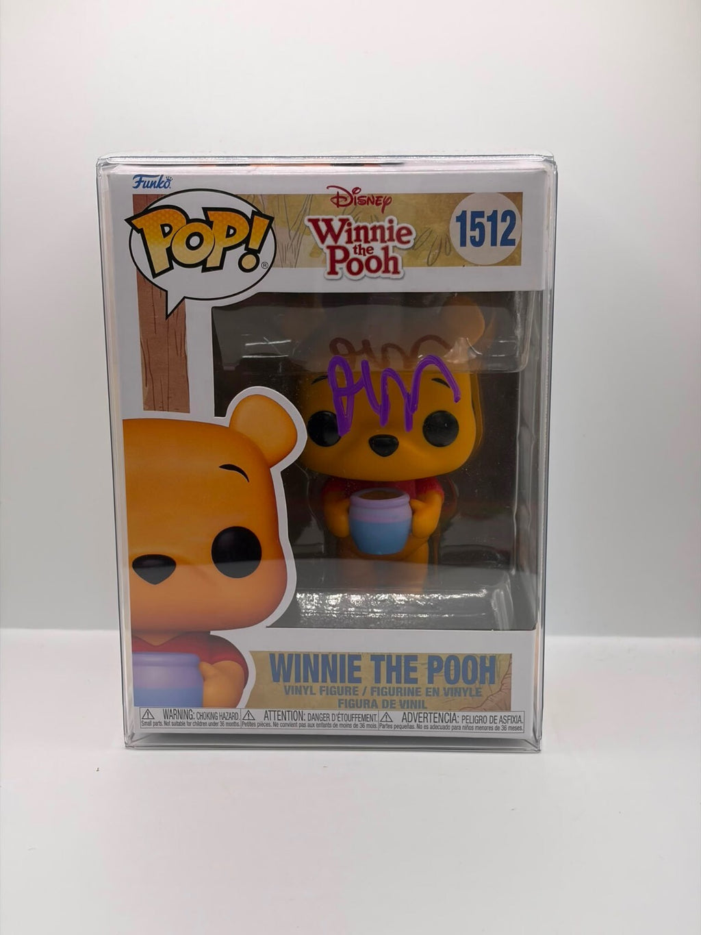 Funko Pop! Disney Winnie the Pooh Vinyl Figure #1512 Autographed with Certificate of Authenticity