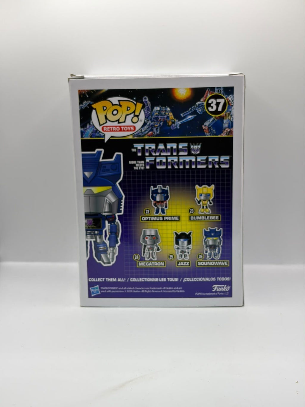 Funko Pop! Retro Toys Transformers Soundwave #37 Vinyl Figure