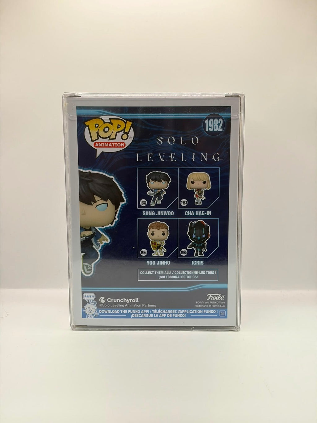 Funko Pop! Animation Sung Jinwoo 1982 Viny Figure - CHASE