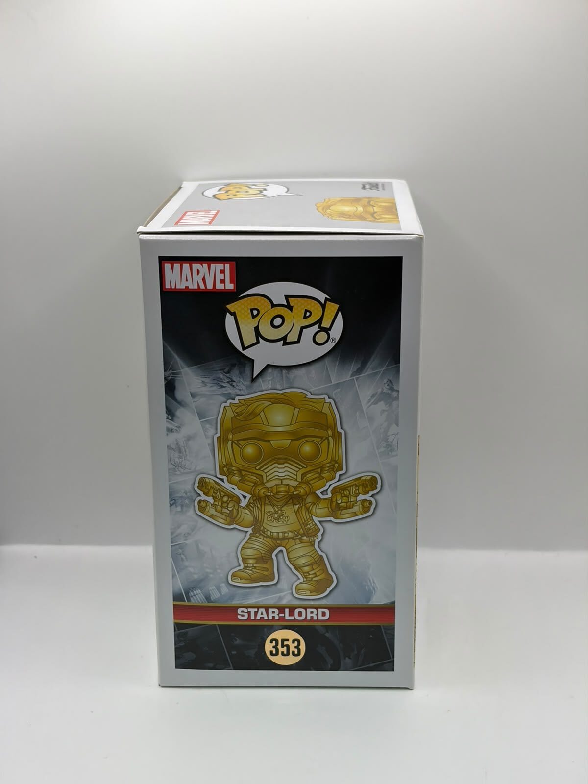 Funko Pop! Marvel Studios Star-Lord #353 Gold Special Edition