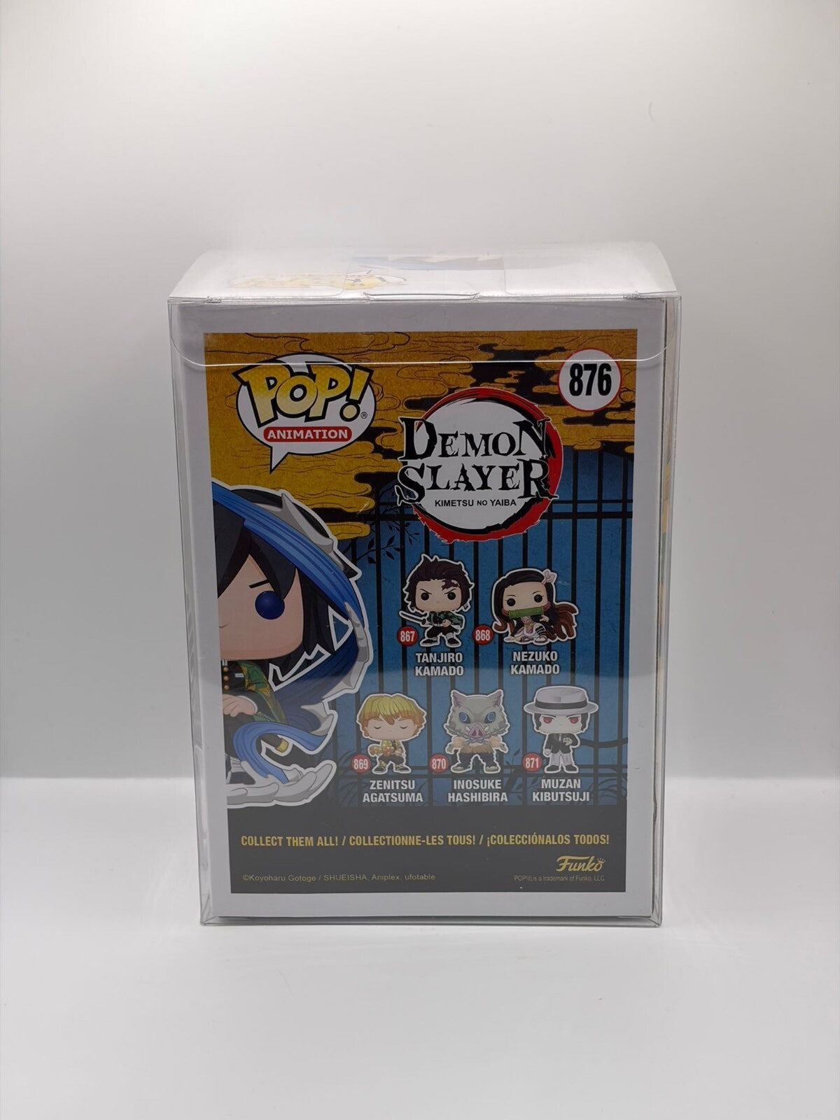 Funko Pop Animation Demon Slayer Giyu Tomioka Vinyl Figure #876 Special Edition