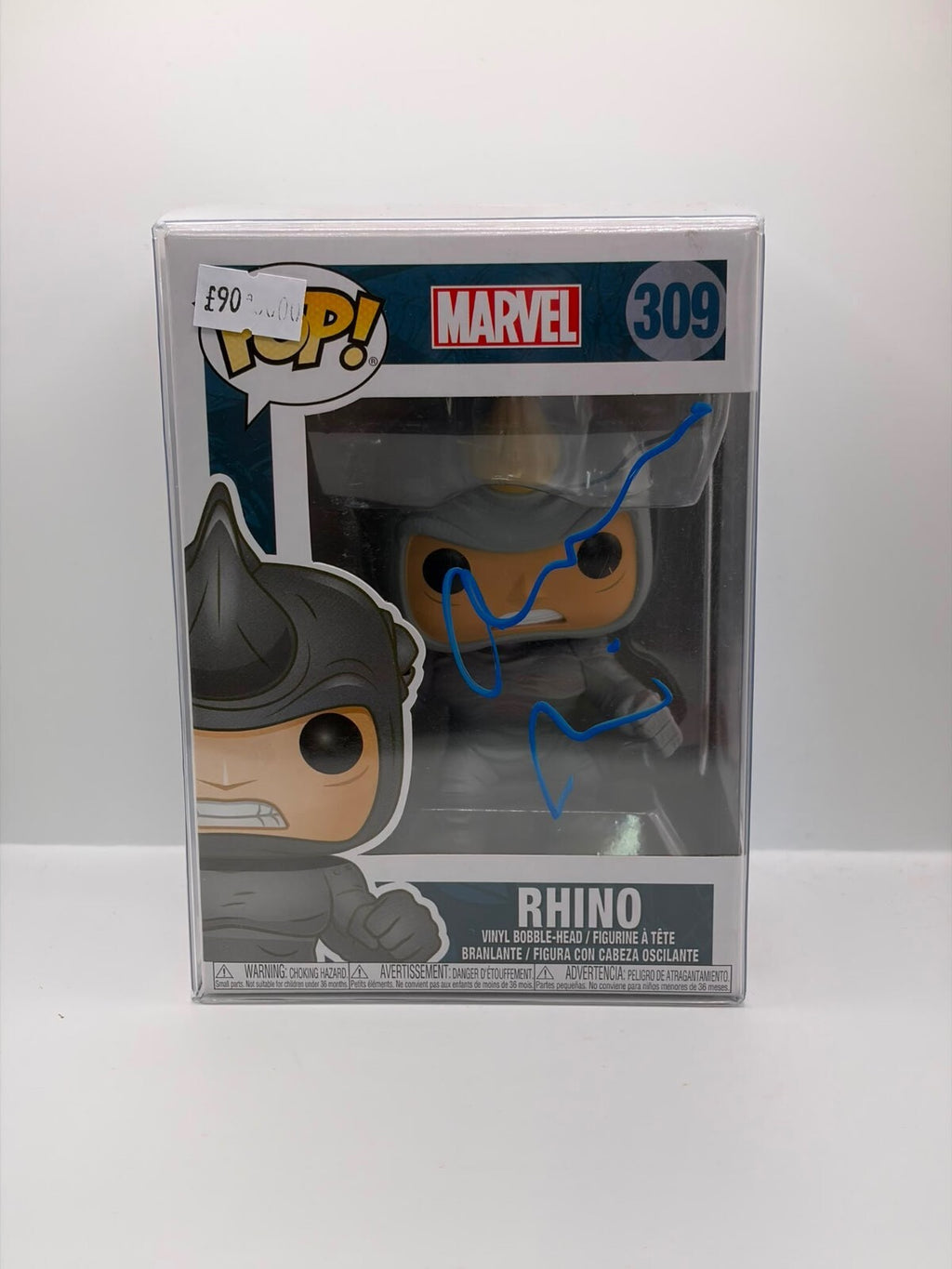 Funko Pop! Marvel #309 Rhino Signed