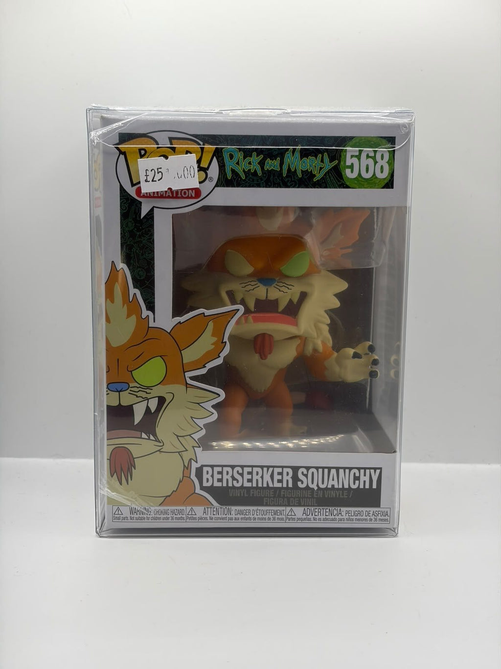 Funko Pop! Animation Rick and Morty Berserker Squanchy Vinyl Figure #568