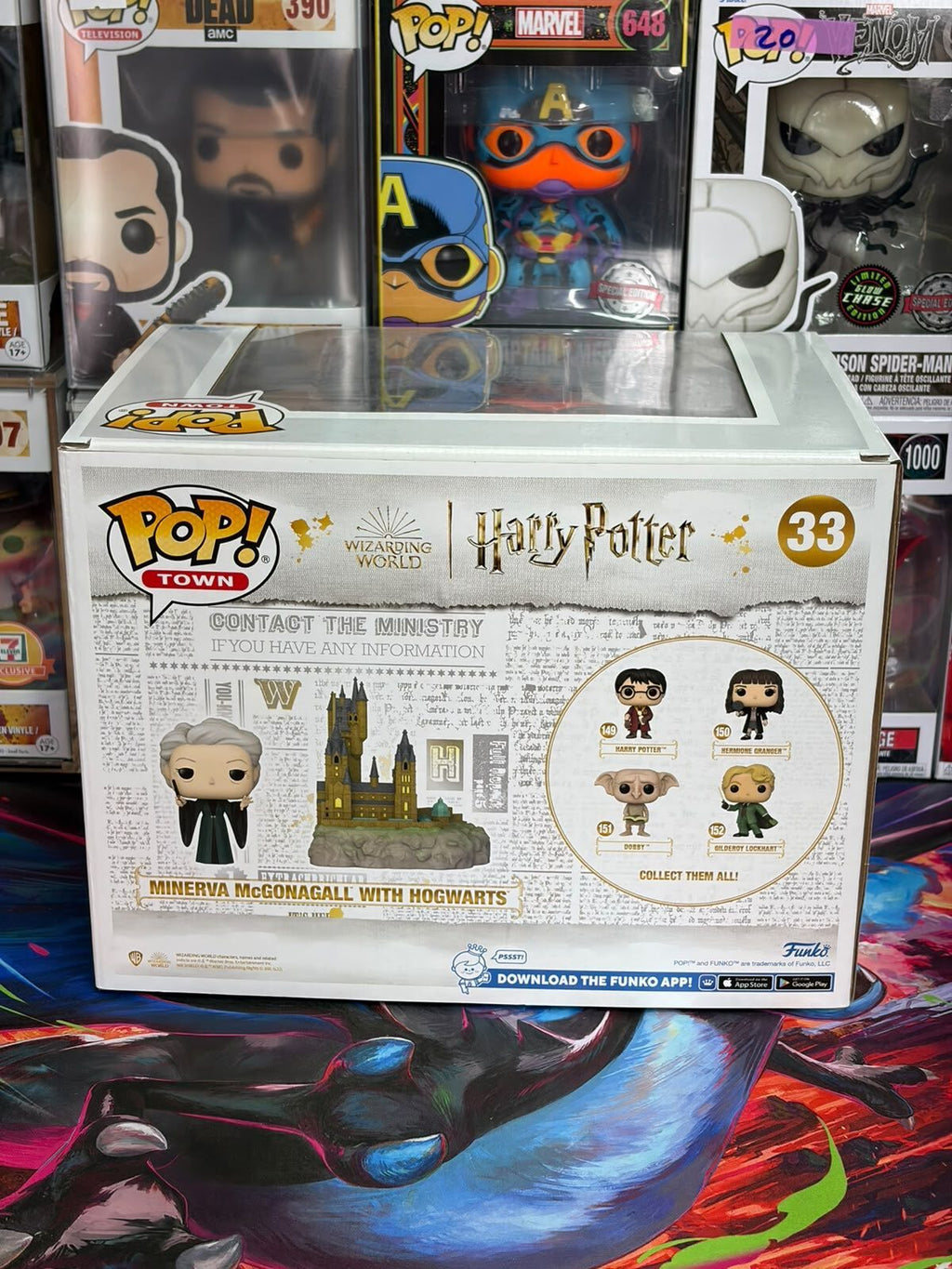 Funko Pop! Town Minerva McGonagall with Hogwarts #33