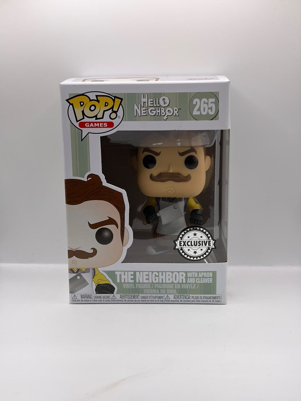 Funko Pop! Games Hello Neighbor The Neighbor with Apron and Cleaver #265 Exclusive