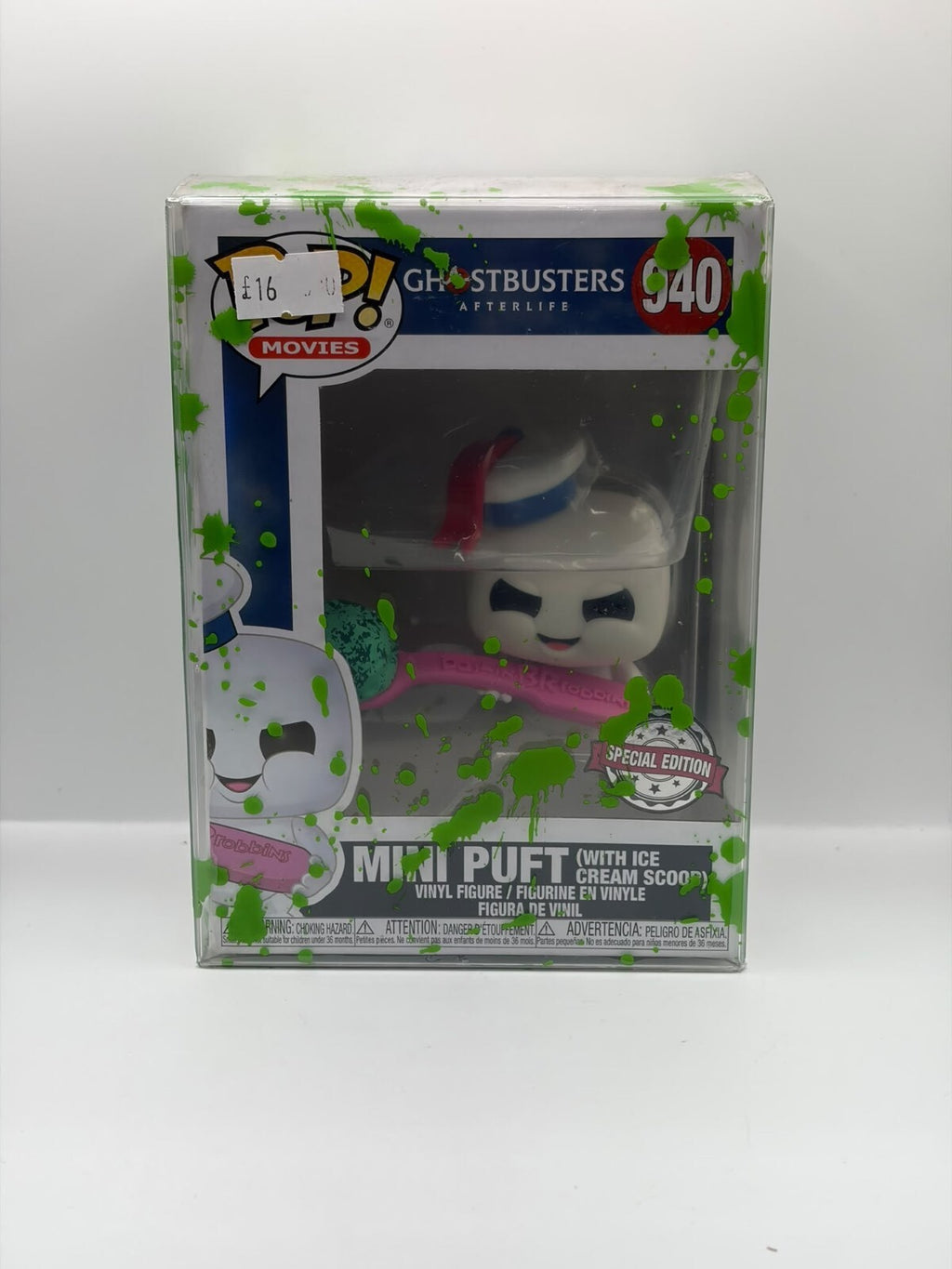 Funko Pop! Movies Ghostbusters Afterlife Mini Puft with Ice Cream Scoop Vinyl Figure #940 Special Edition