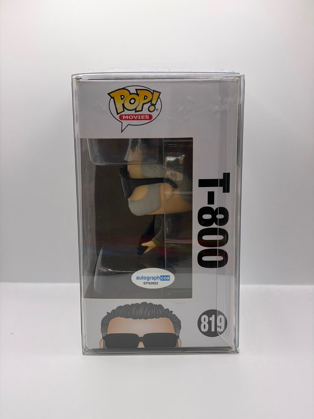 Funko Pop! Movies Terminator Dark Fate T-800 Vinyl Figure #819 Signed