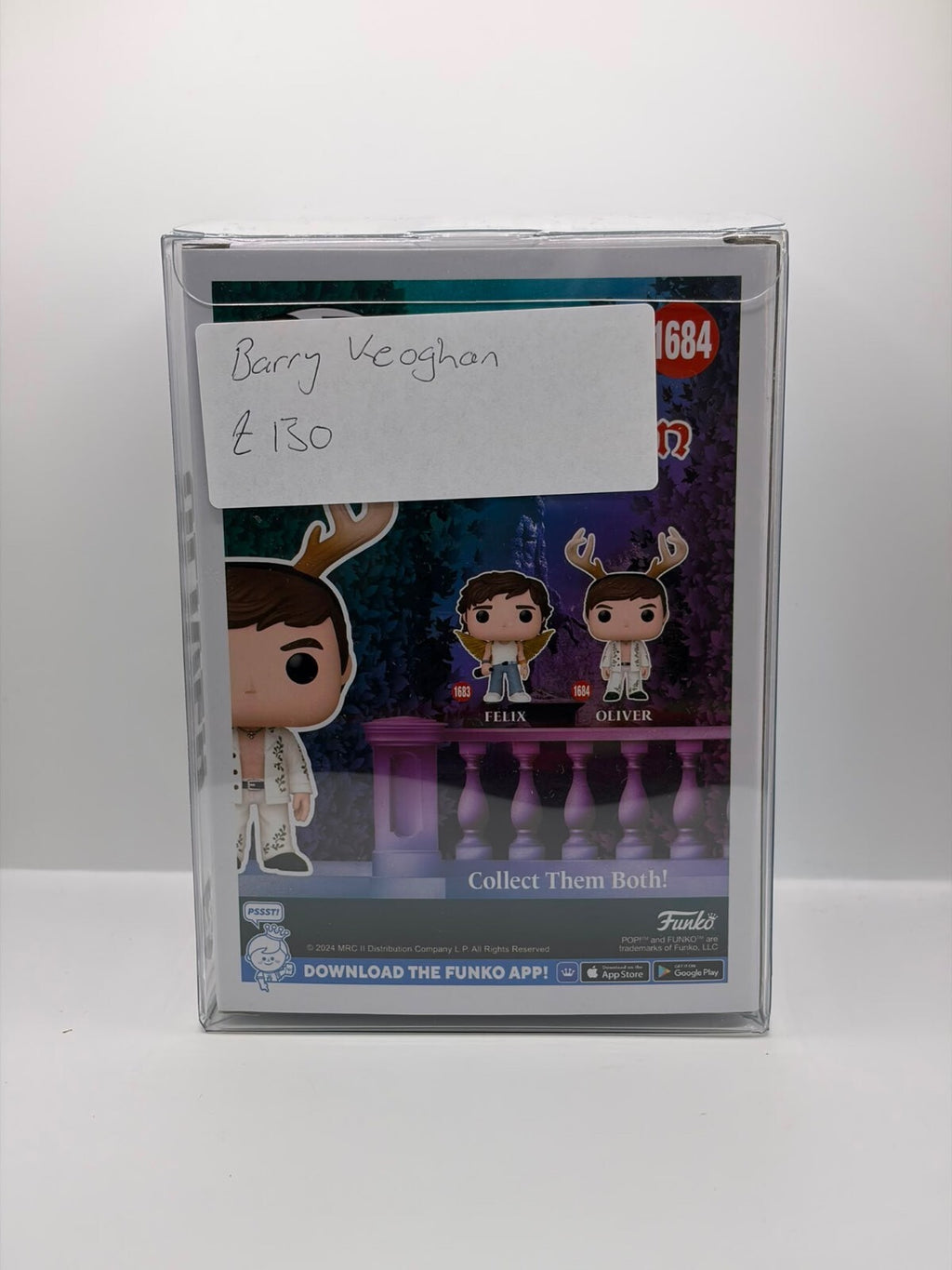 Funko Pop! Movies Saltburn Oliver Vinyl Figure #1684 Signed