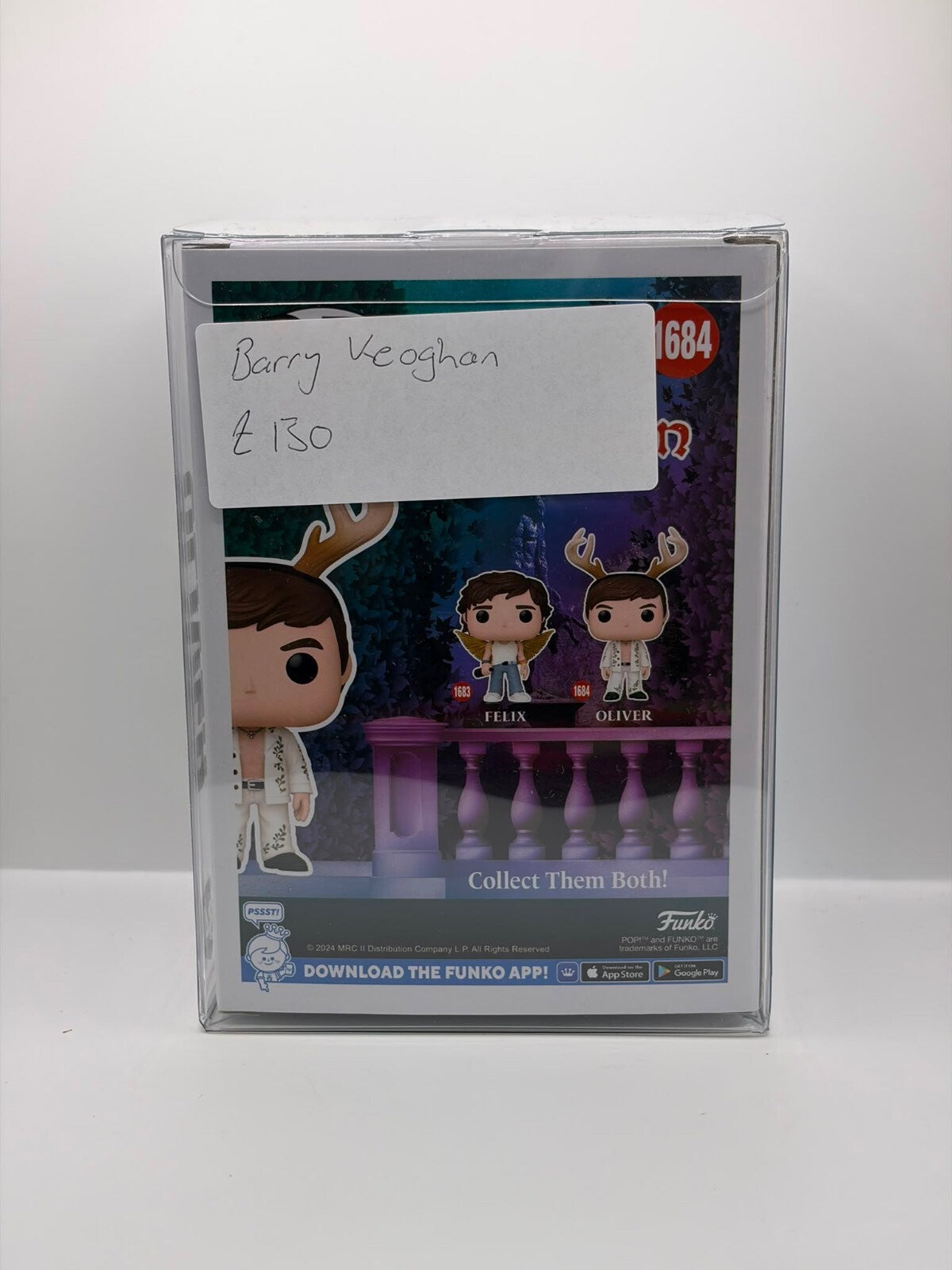 Funko Pop! Movies Saltburn Oliver Vinyl Figure #1684 Signed