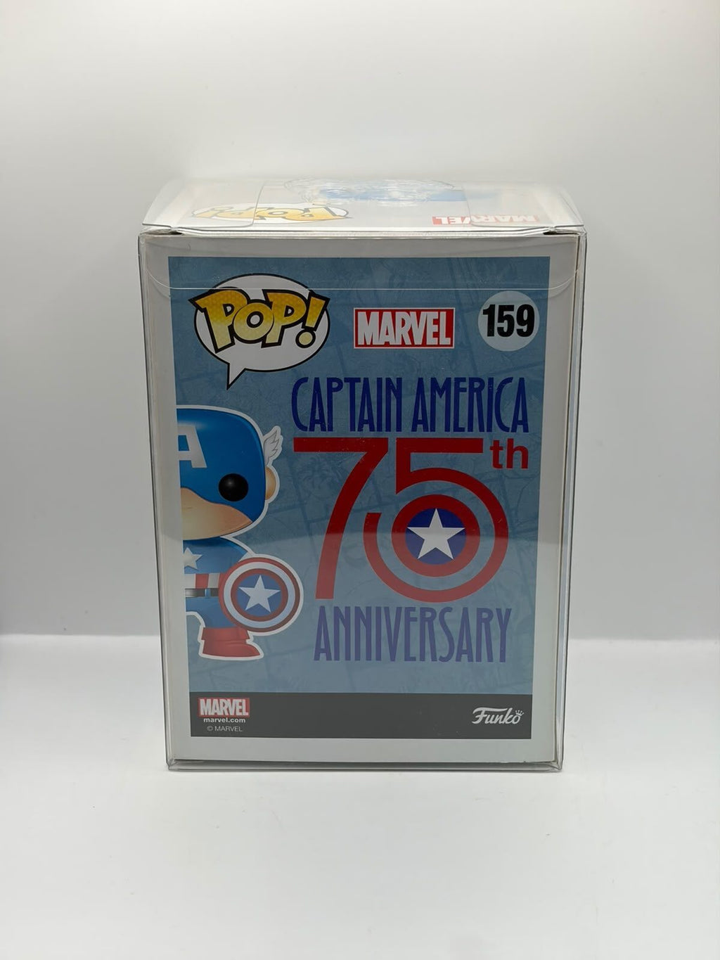 Funko Pop! Marvel Captain America #159 75th Anniversary