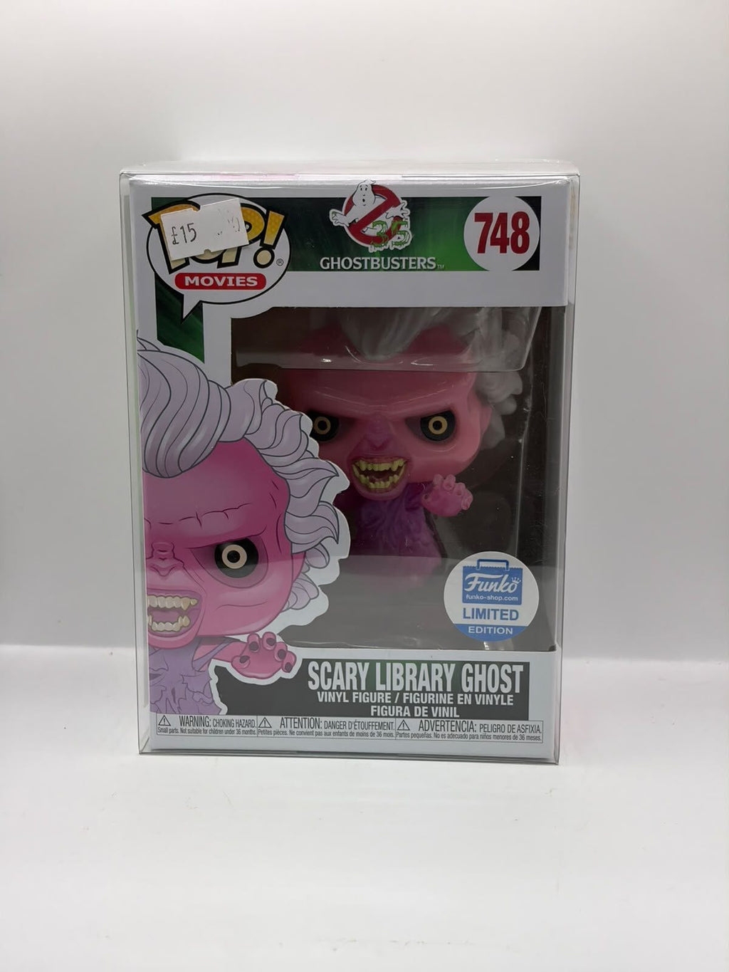 Funko Pop! Movies Ghostbusters Scary Library Ghost Vinyl Figure #748 Limited Edition