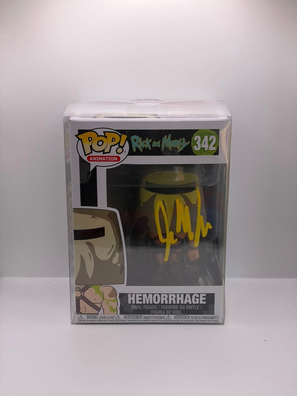 Funko Pop! Animation Rick and Morty Hemorrhage #342 Signed
