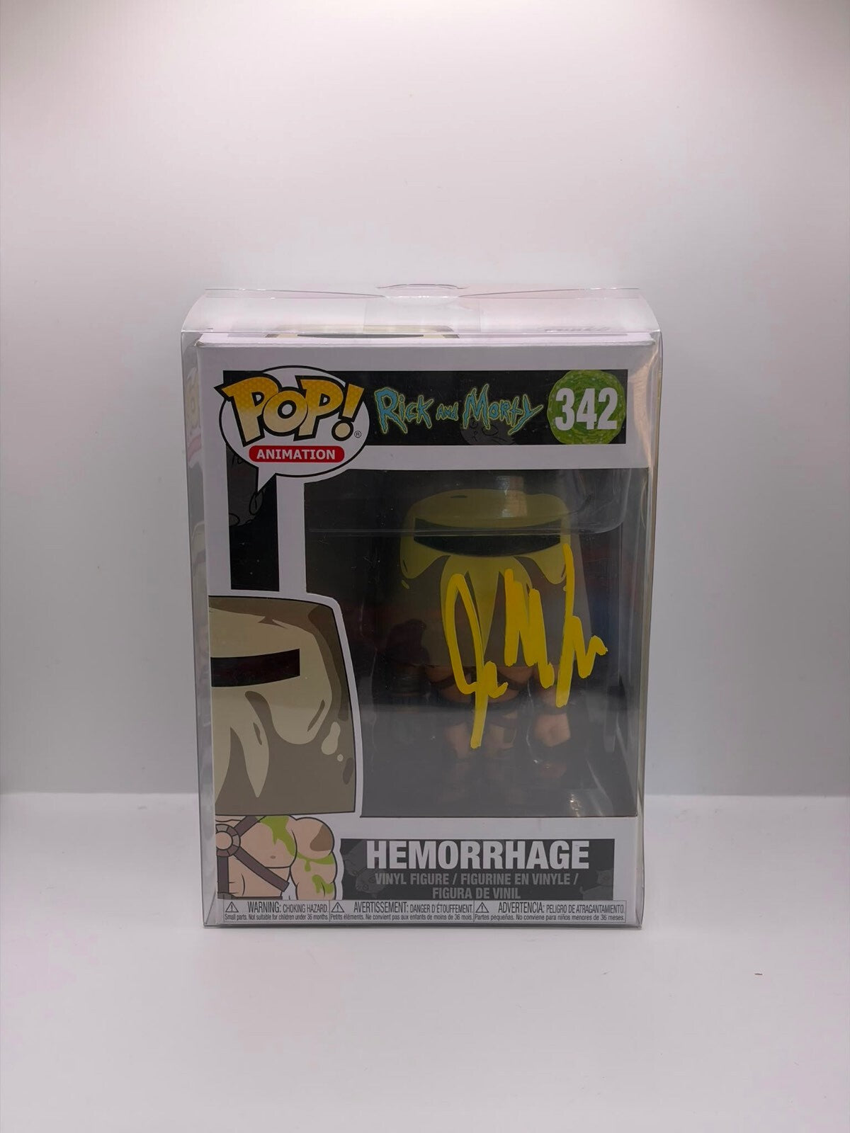 Funko Pop! Animation Rick and Morty Hemorrhage #342 Signed