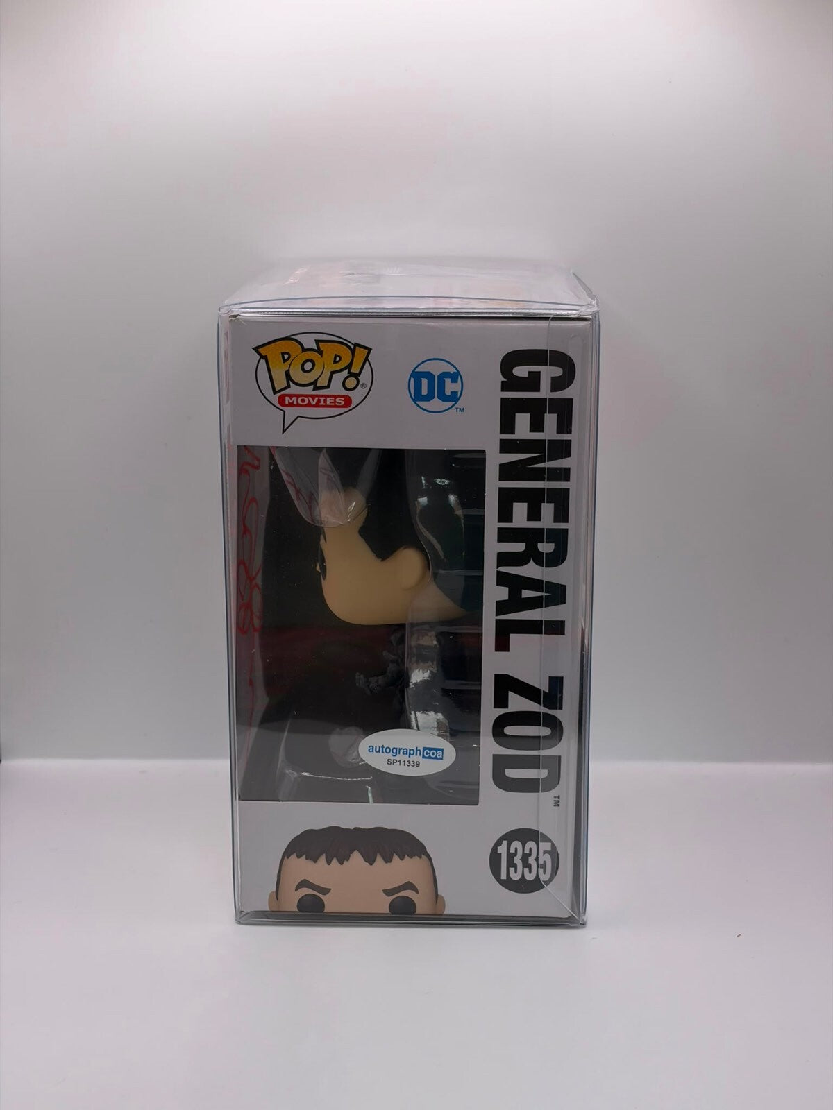 Funko Pop! Movies The Flash 1335 General Zod Vinyl Figure Autographed