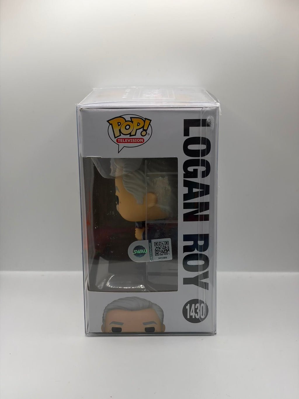 Funko Pop! Television Succession Logan Roy Vinyl Figure #1430 Signed