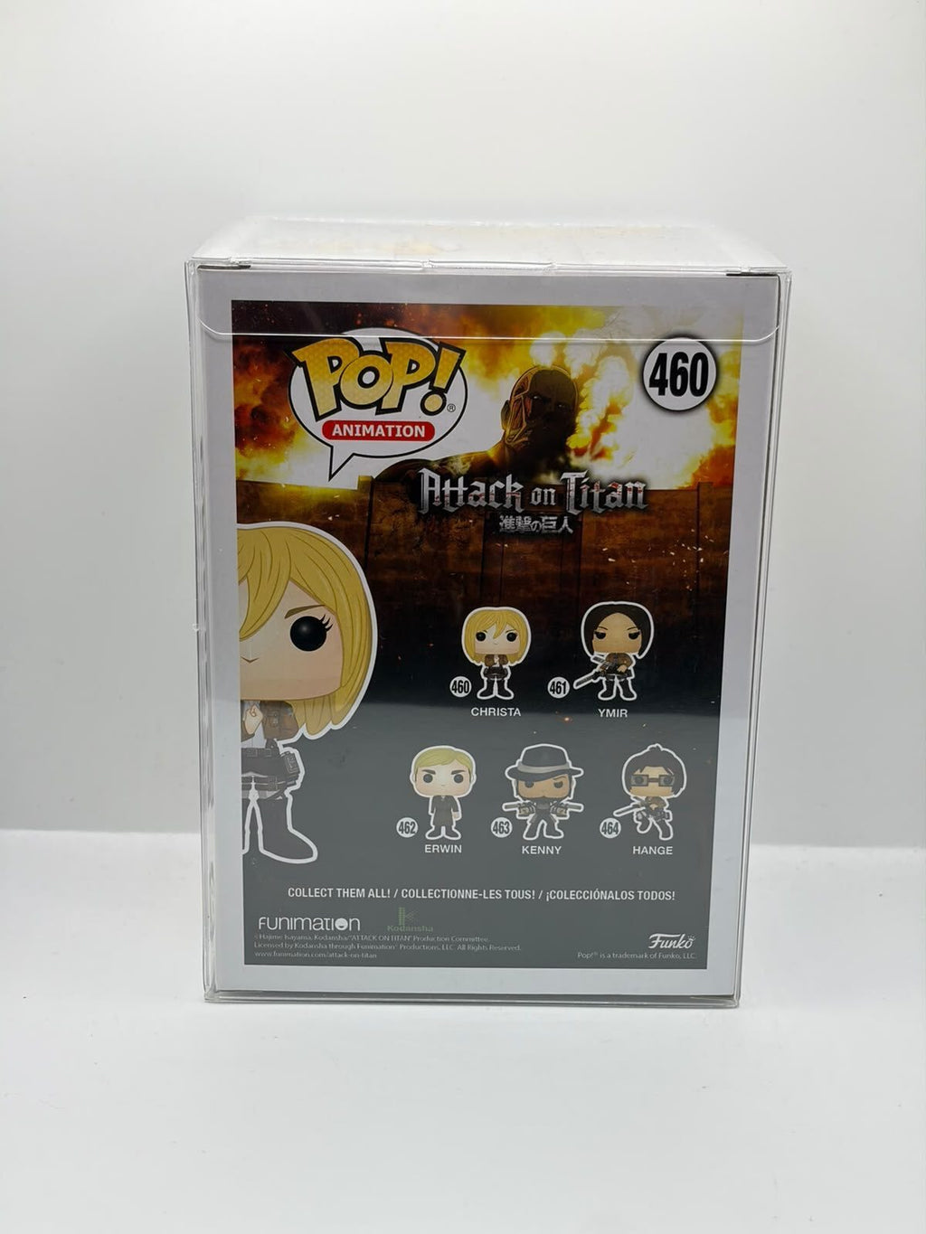 Funko Pop! Animation Attack on Titan Christa #460 Vinyl Figure in Box