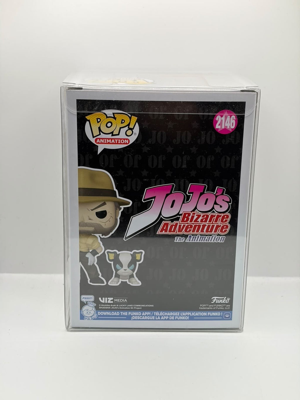 Funko Pop! JoJo’s Bizarre Adventure Joseph Joestar with Iggy #2146 Vinyl Figure