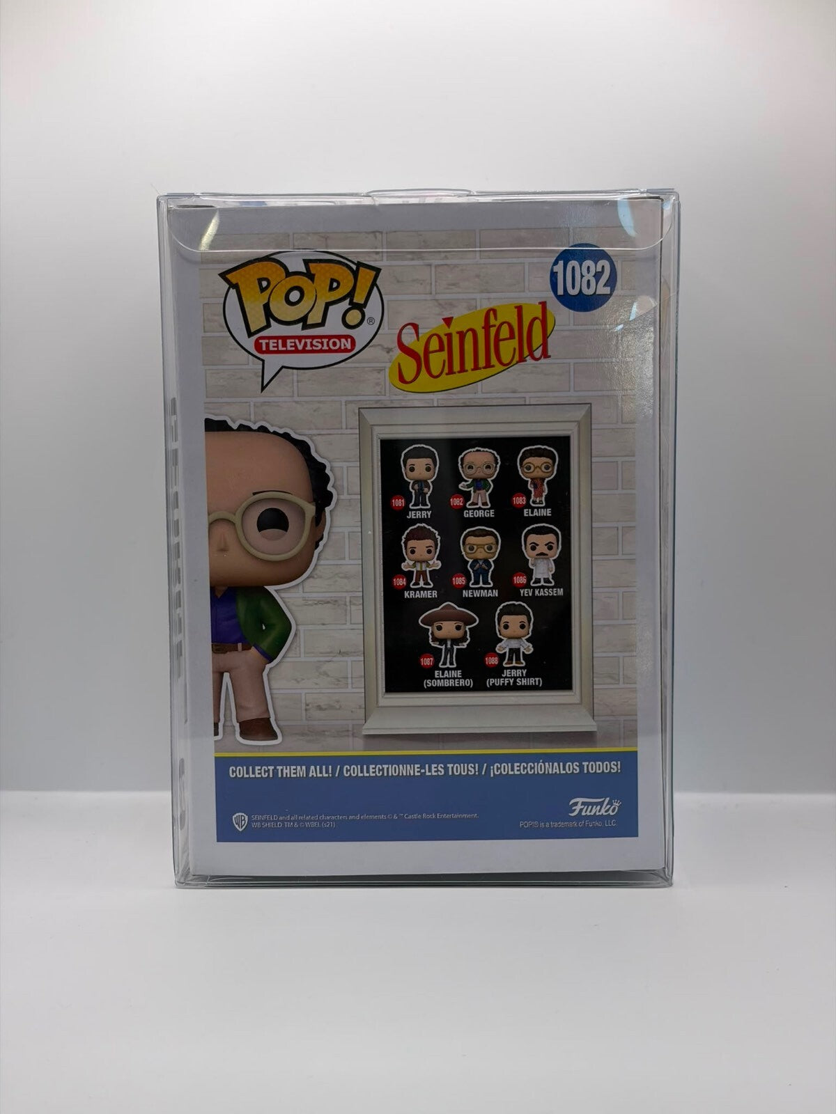 Funko Pop! Television Seinfeld George Vinyl Figure #1082 Autographed