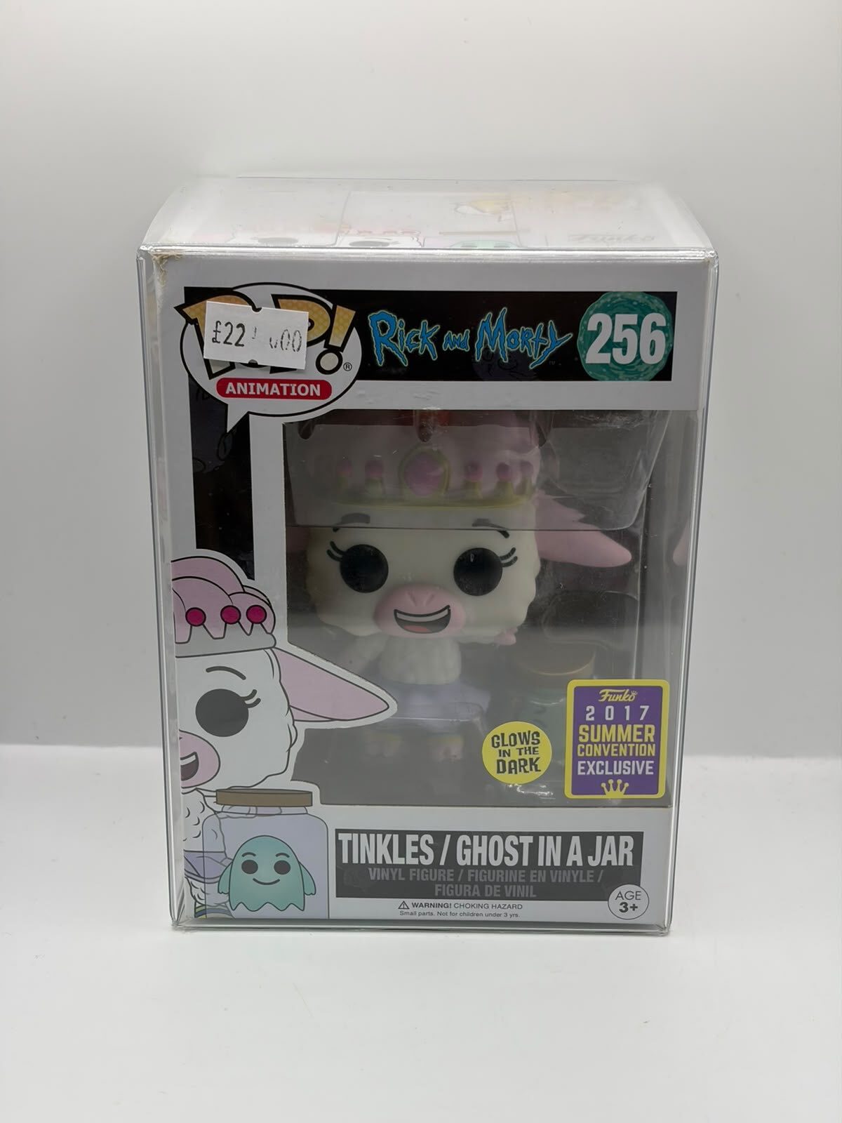 Funko Pop! Animation Rick and Morty Tinkles / Ghost in a Jar #256 Vinyl Figure
