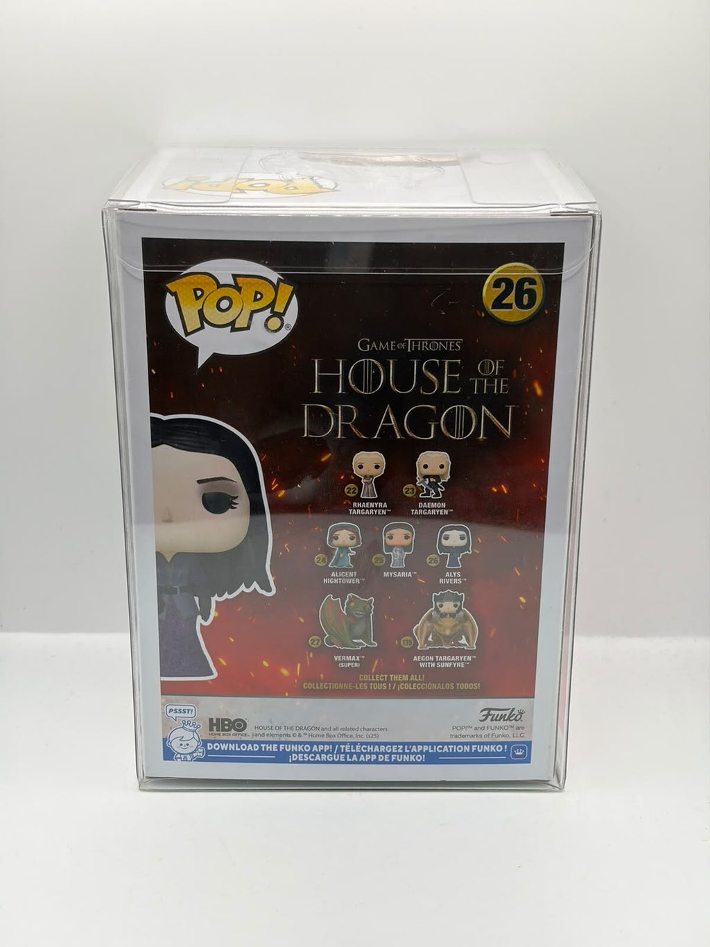 Funko Pop! House of the Dragon Alys Rivers #26 Vinyl Figure