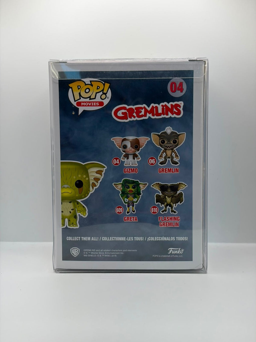Funko Pop! Movies Gremlins Gizmo Vinyl Figure #04 Signed Collectible