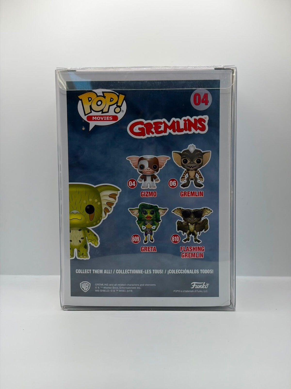 Funko Pop! Movies Gremlins Gizmo Vinyl Figure #04 Signed Collectible
