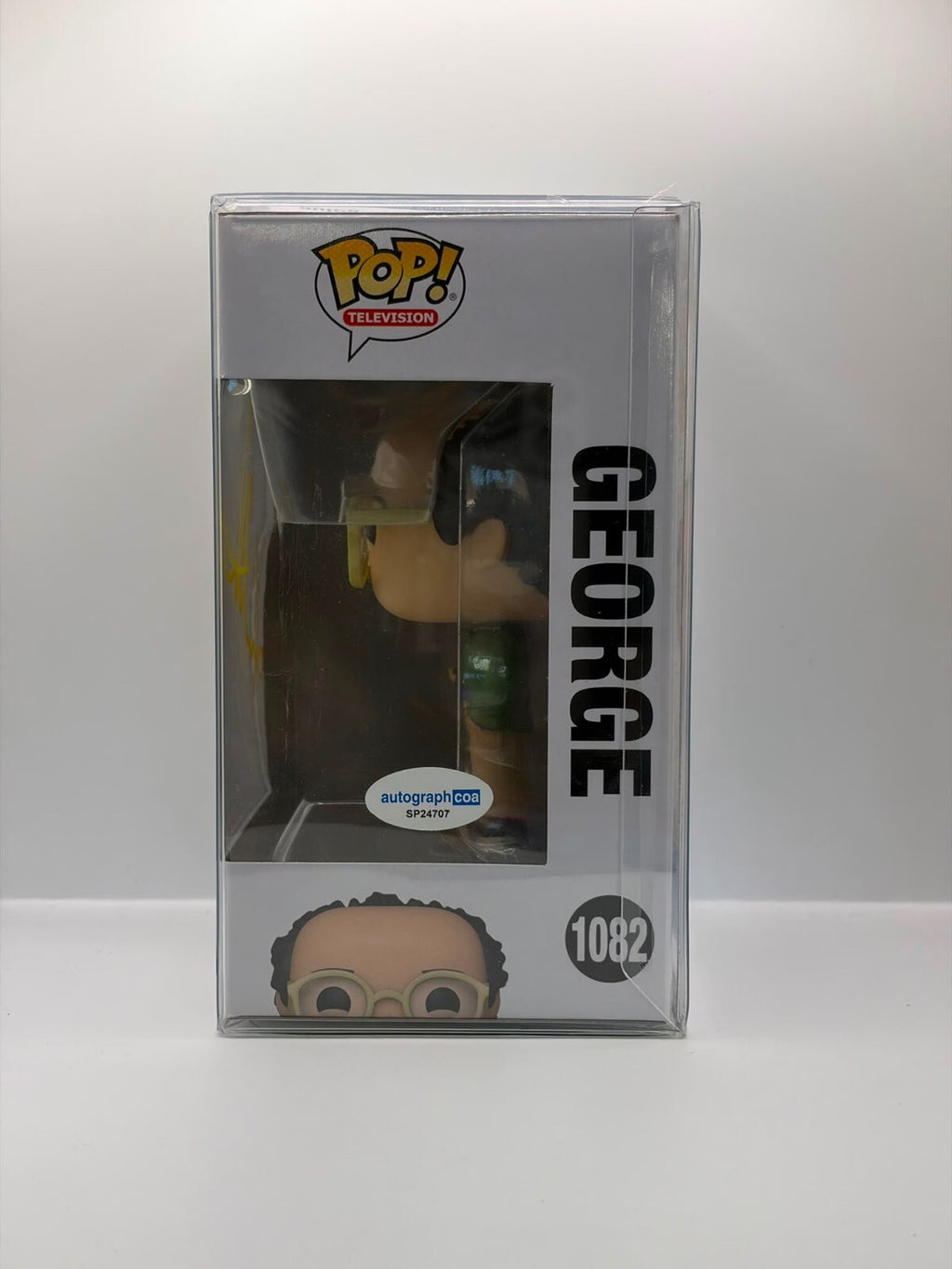 Funko Pop! Television Seinfeld George Vinyl Figure #1082 Autographed