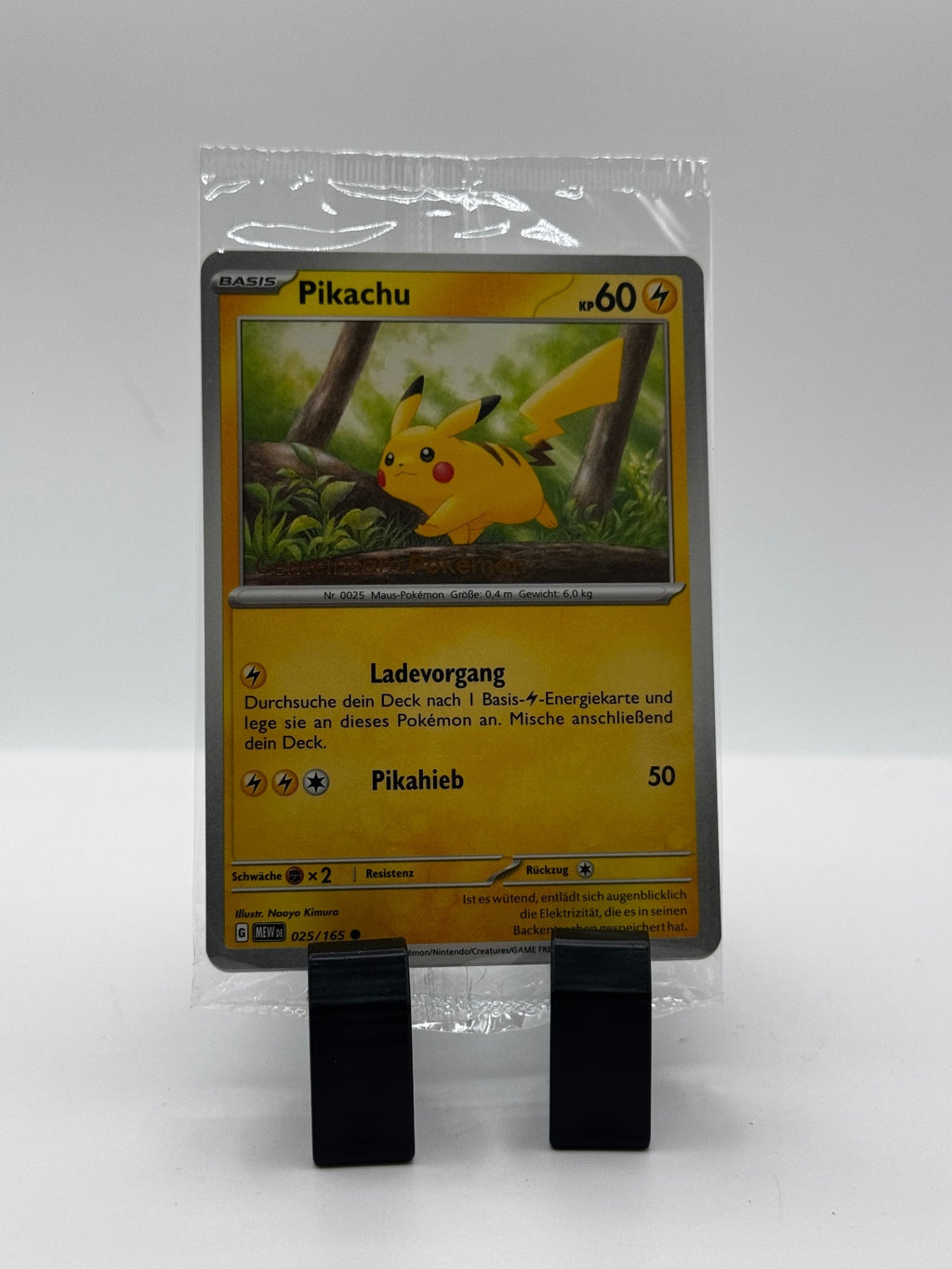 Pikachu 151 Promo 025/165 Pokemon Together sealed German promo