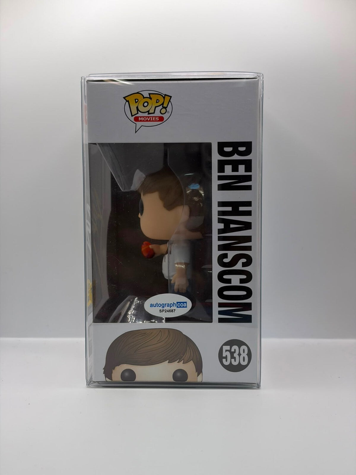 Funko Pop! Movies IT Ben Hanscom Glow in the Dark Vinyl Figure #538 Autographed