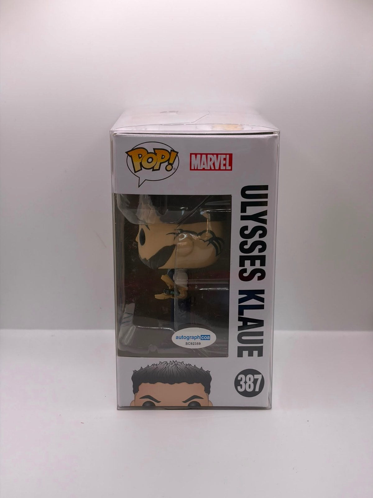 Funko Pop! Marvel Black Panther Ulysses Klaue #387 Signed