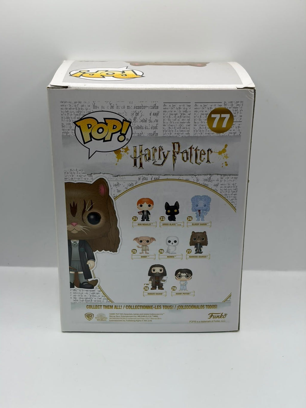 Funko Pop! Harry Potter Hermione Granger with Crookshanks #77