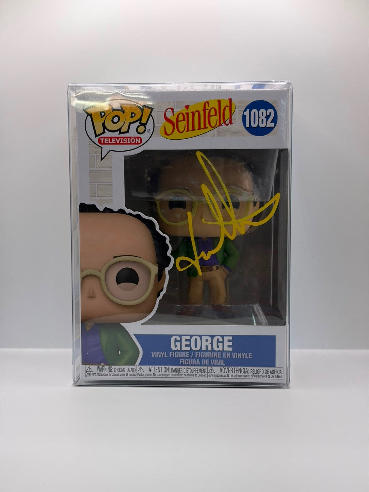 Funko Pop! Television Seinfeld George Vinyl Figure #1082 Autographed
