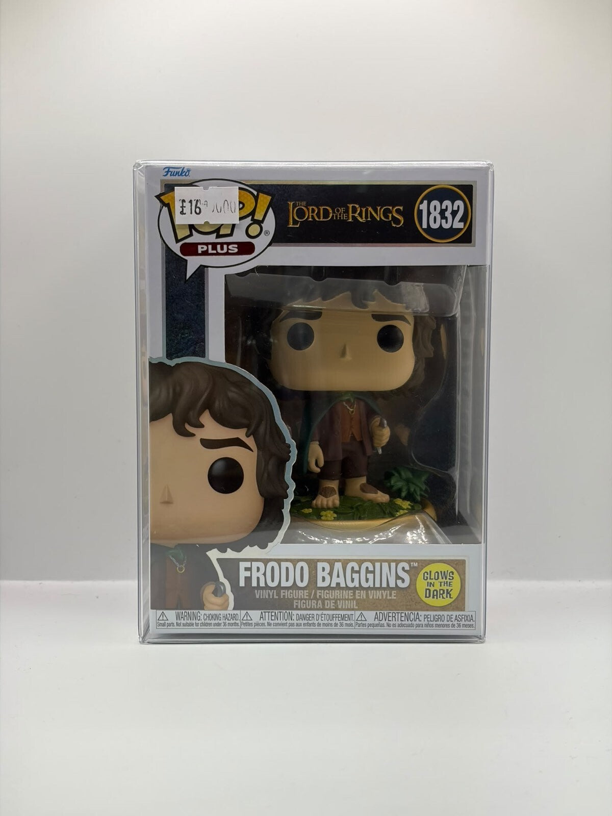 Funko Pop! Plus The Lord of the Rings Frodo Baggins Glow in the Dark Vinyl Figure 1832