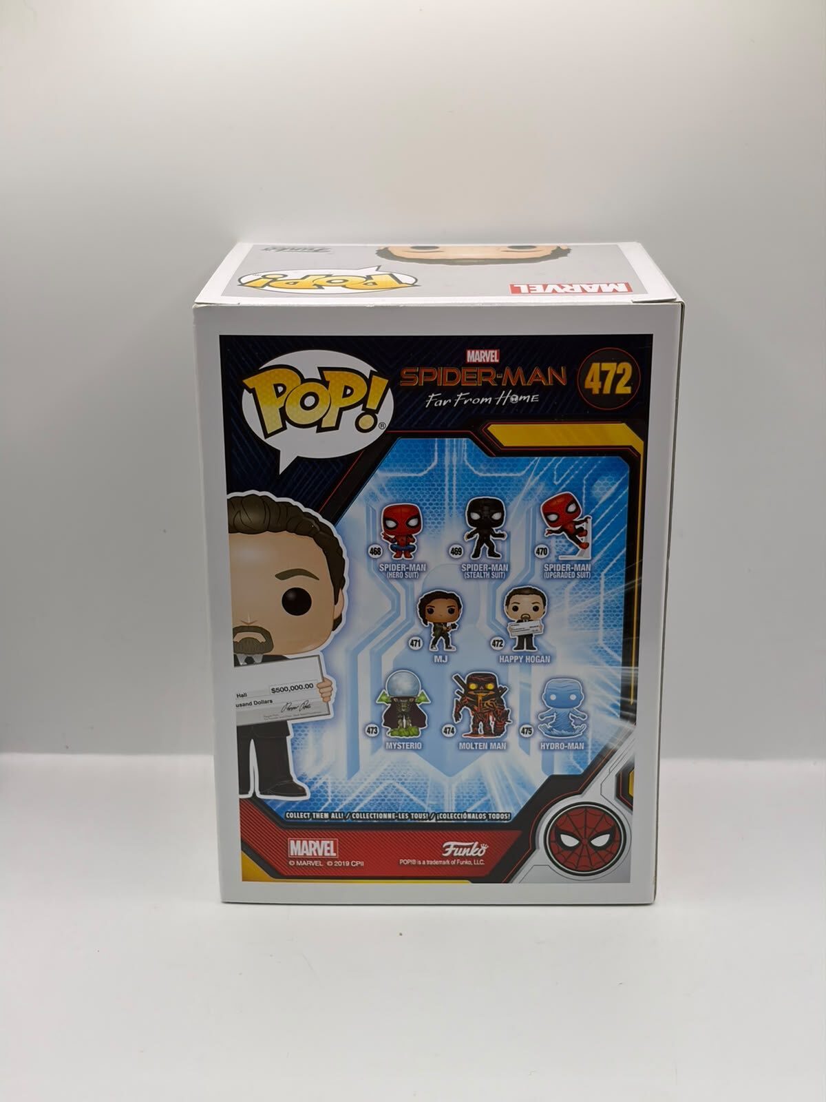Funko Pop! Marvel Spider-Man: Far From Home Happy Hogan #472 Vinyl Figure