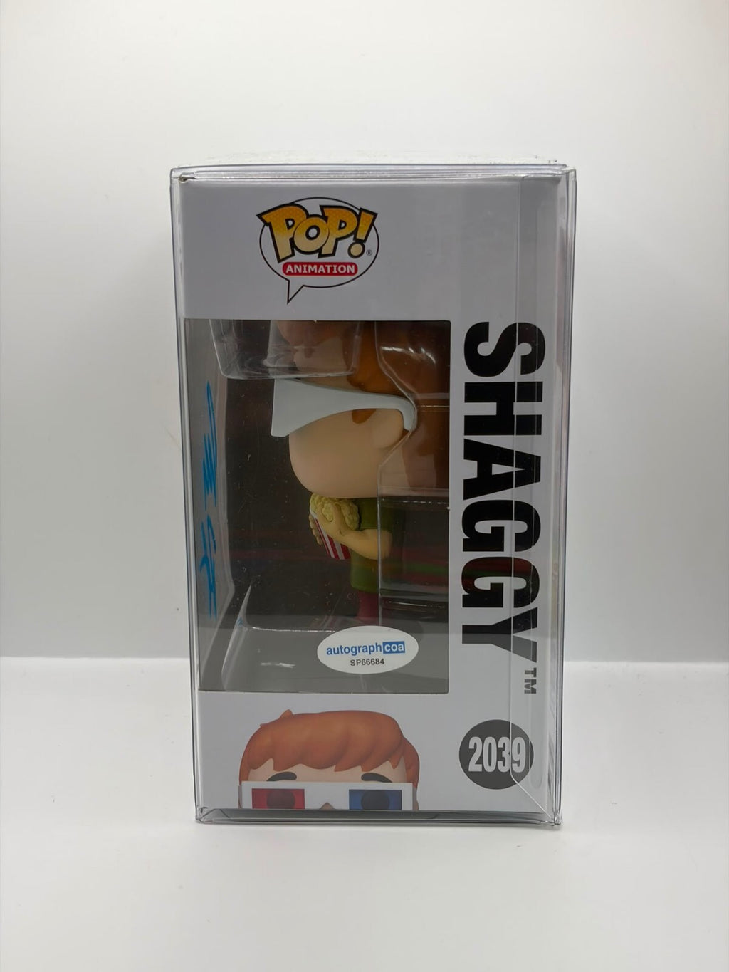 Funko Pop Animation Scooby-Doo Shaggy 2039 Vinyl Figure Signed