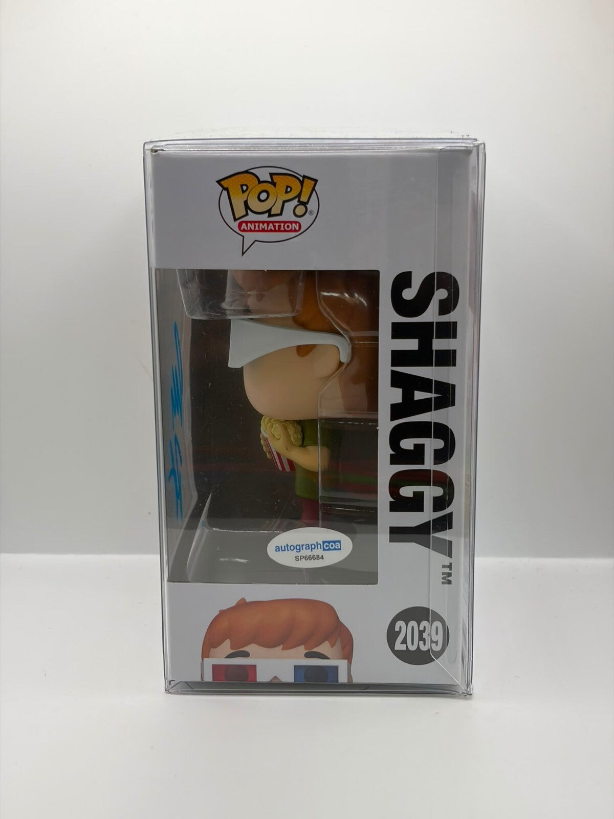 Funko Pop Animation Scooby-Doo Shaggy 2039 Vinyl Figure Signed