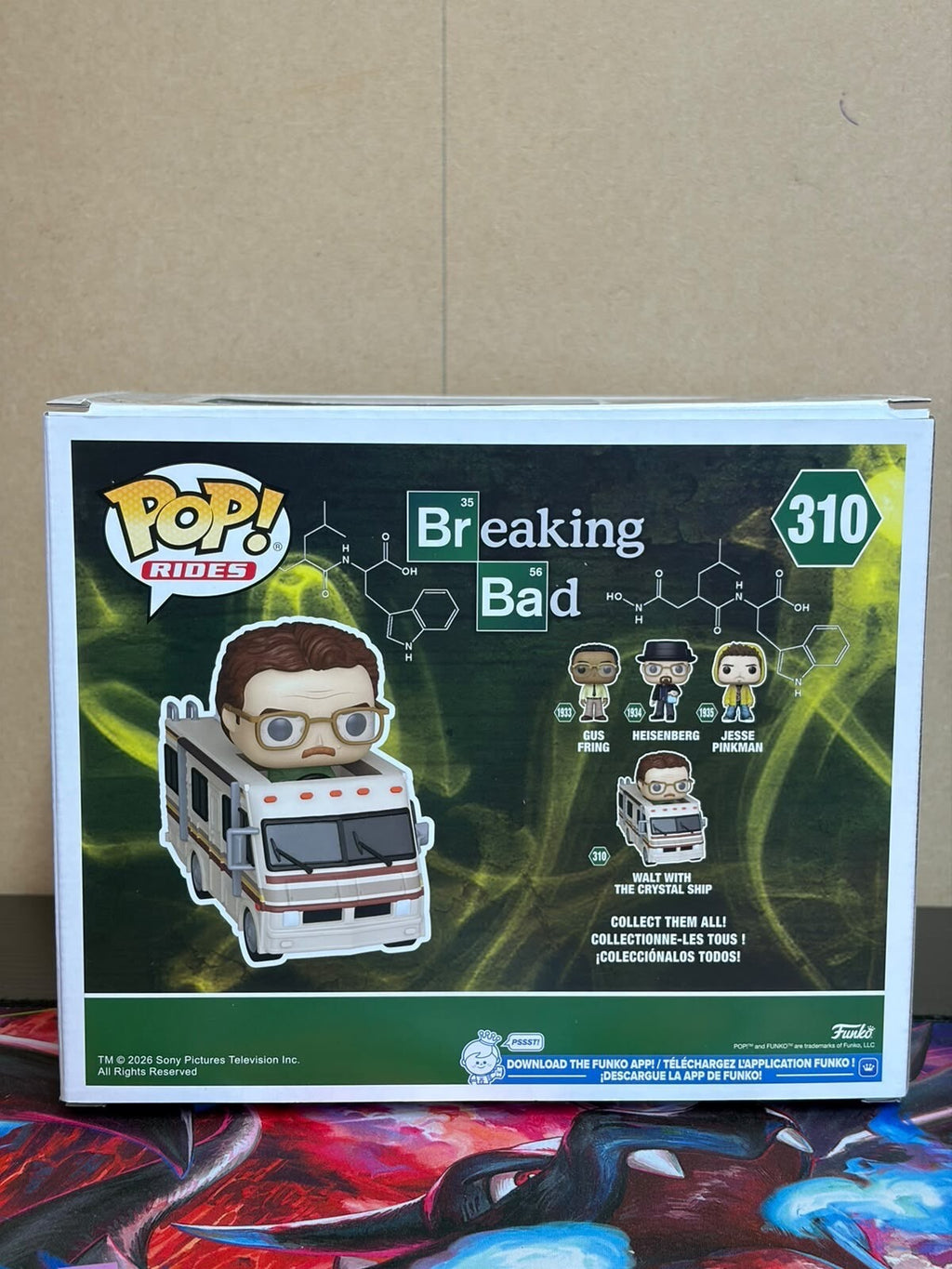 Funko Pop! Rides Breaking Bad Walt with the Crystal Ship #310