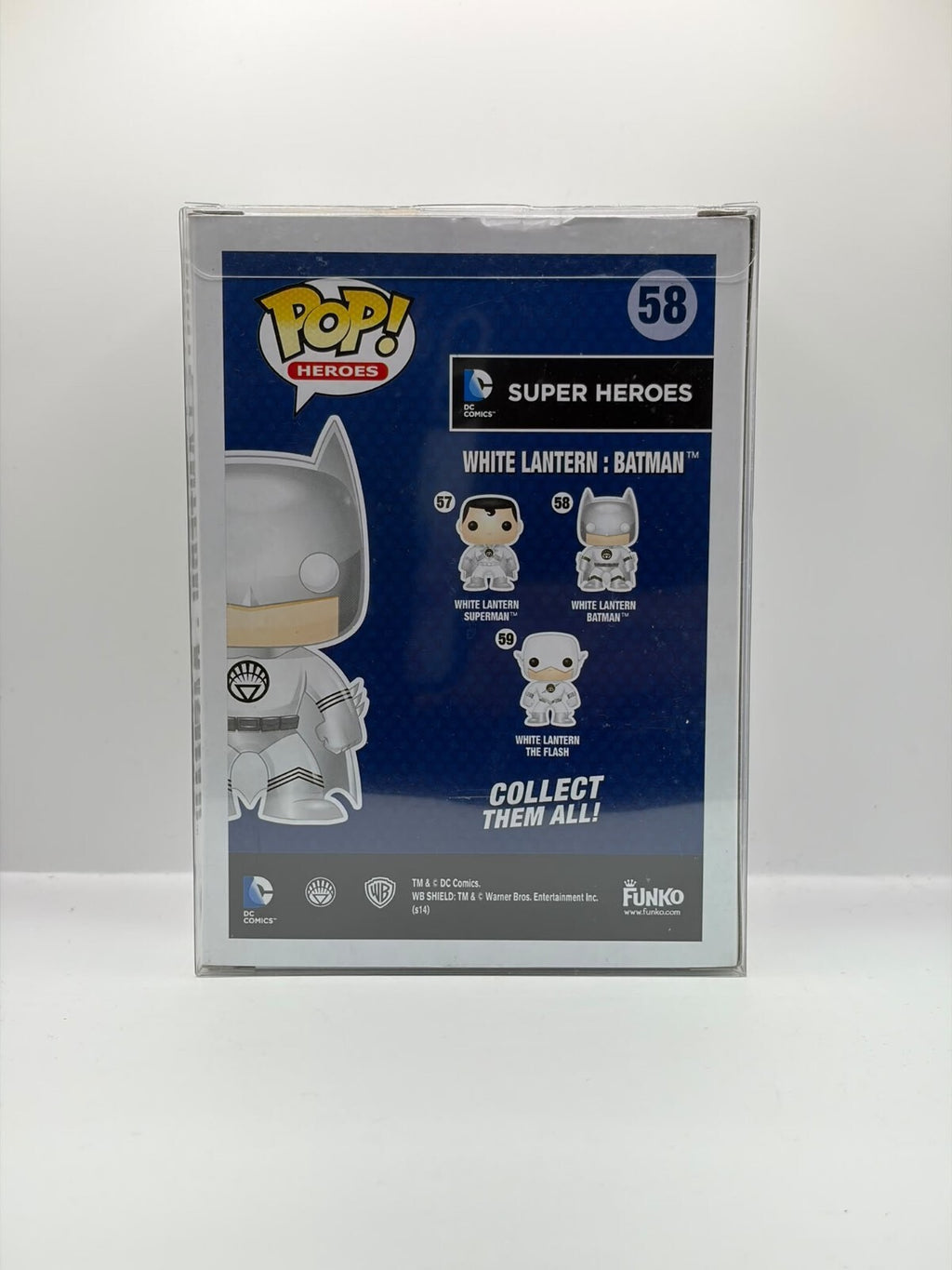 Funko Pop! Heroes White Lantern Batman Vinyl Figure #58 - DC Super Heroes Collectible