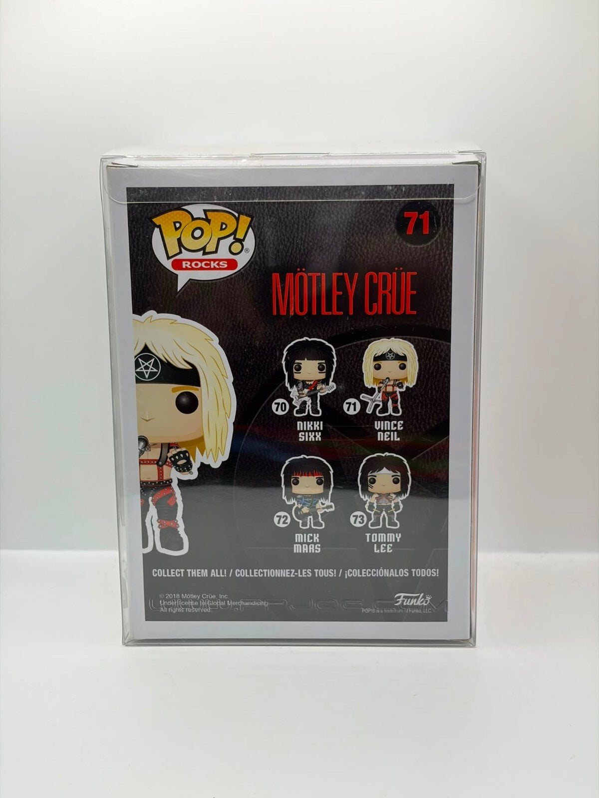 Funko Pop! Rocks Motley Crue Vince Neil Vinyl Figure #71