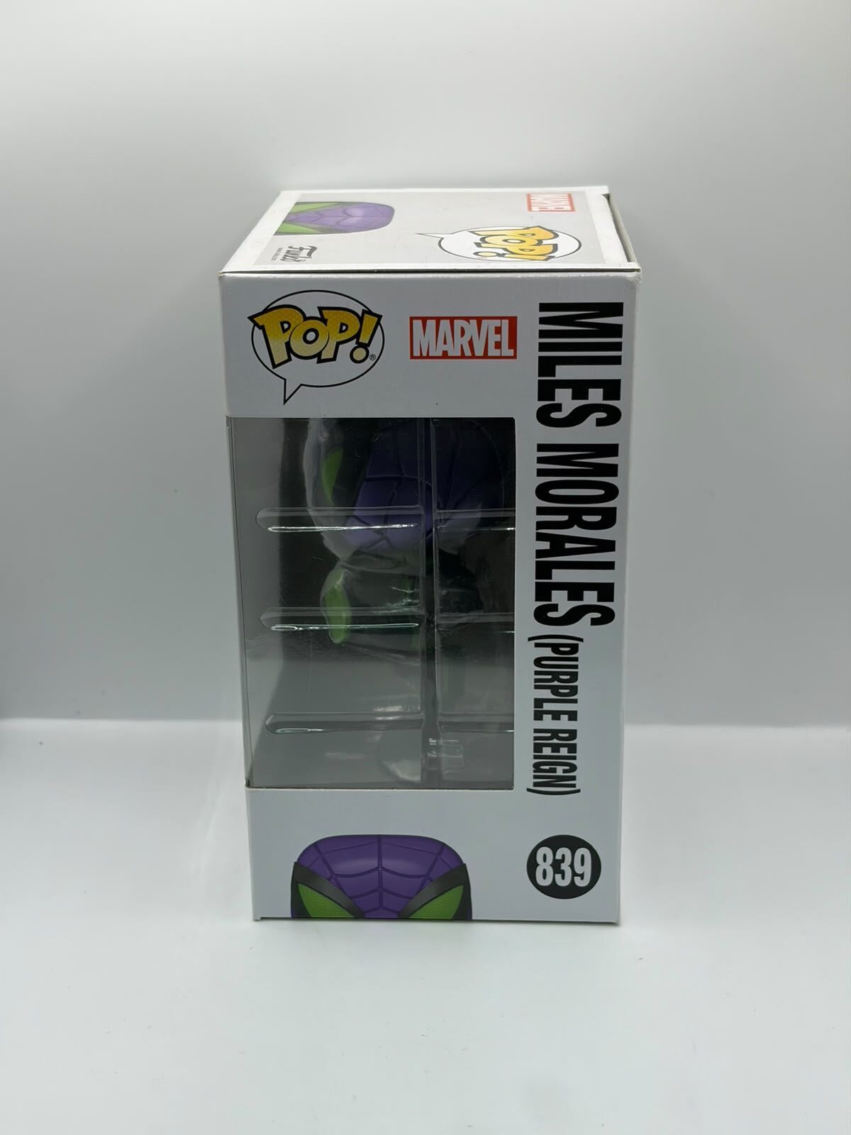 Funko Pop! Marvel Spider-Man: Miles Morales (Purple Reign) #839 Vinyl Figure